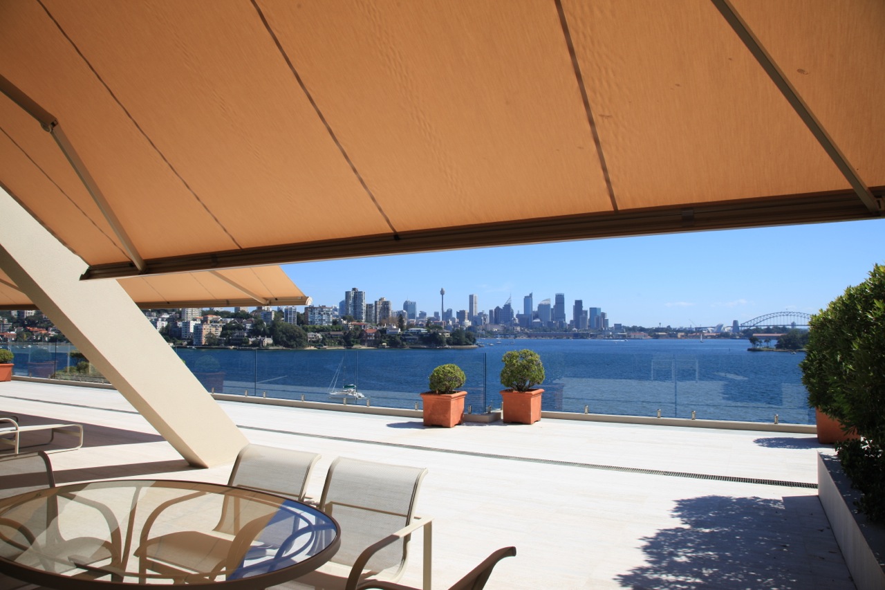 Outdoor awning fabric